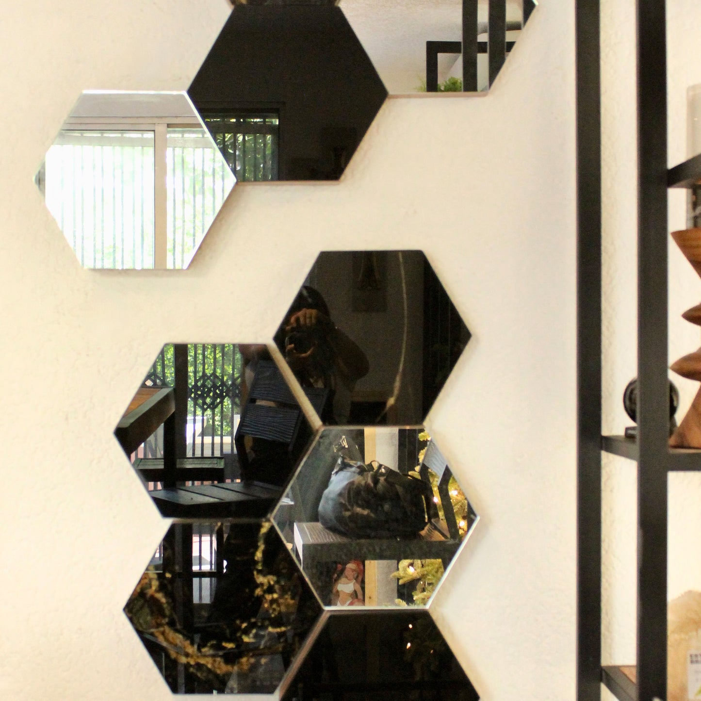 Decoración de pared hexagonal