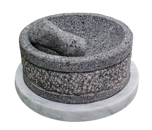 Molcajete Yolia Mármol Blanco