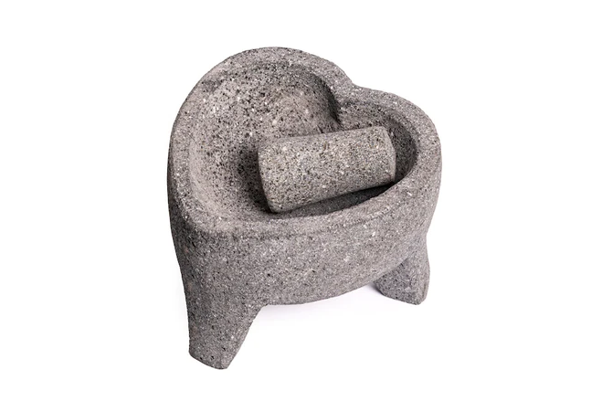 Molcajete en Forma de Corazón